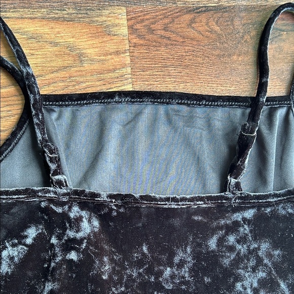 Forever 21 Black Velvet Bodysuit | Black Velvet Onesie | Black Velvet | - Picture 5 of 8